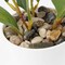 Mini Artificial Camellia Small Potted Plant with Vase – Faux Flower Desk & Home Office Tabletop Decor for Indoor Styling